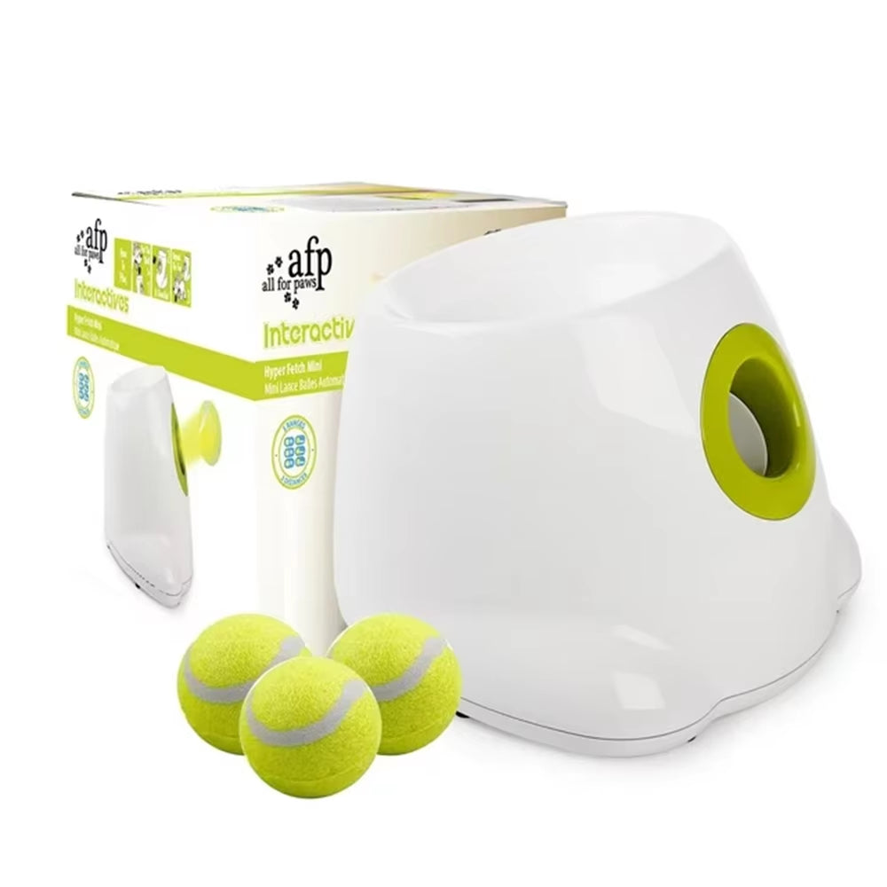 All for Paws Automatic Thrower Ball Launcher for Dogs Interactive Toys Automatic Indoor Game Electric Dog Toy with Tennis Balls