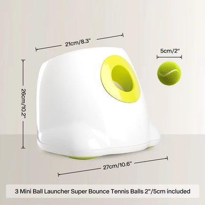 All for Paws Automatic Thrower Ball Launcher for Dogs Interactive Toys Automatic Indoor Game Electric Dog Toy with Tennis Balls